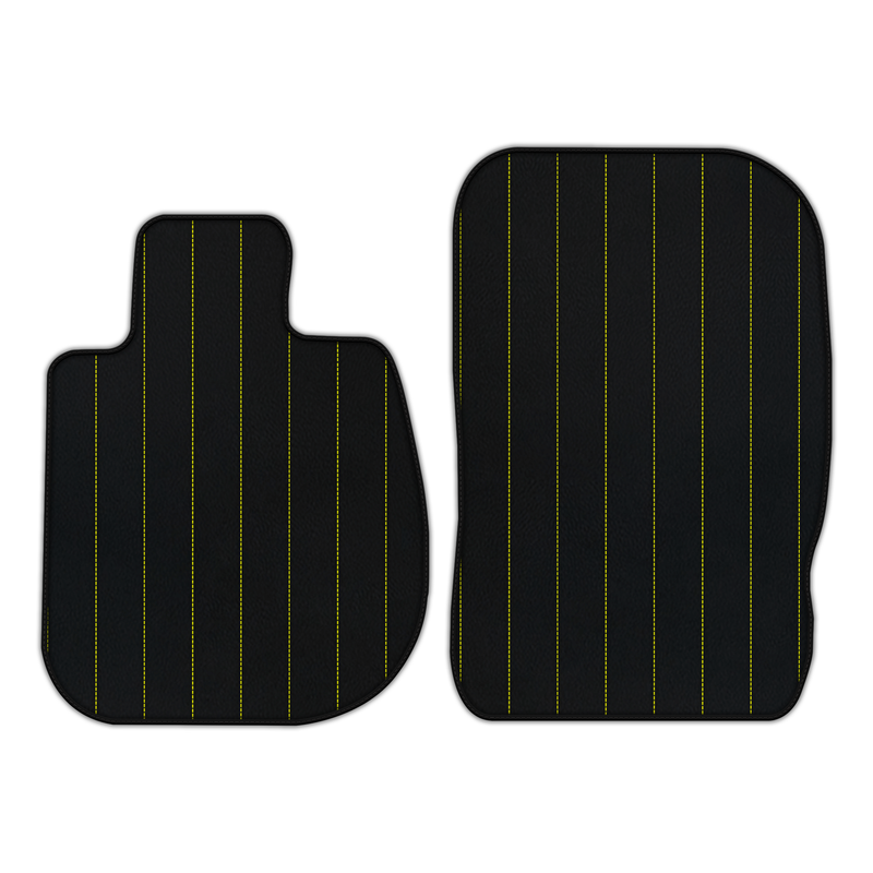 Customizable Leather Floor Mats with Line Pattern for BMW Z4 Series E89 Convertible (2009-2016)