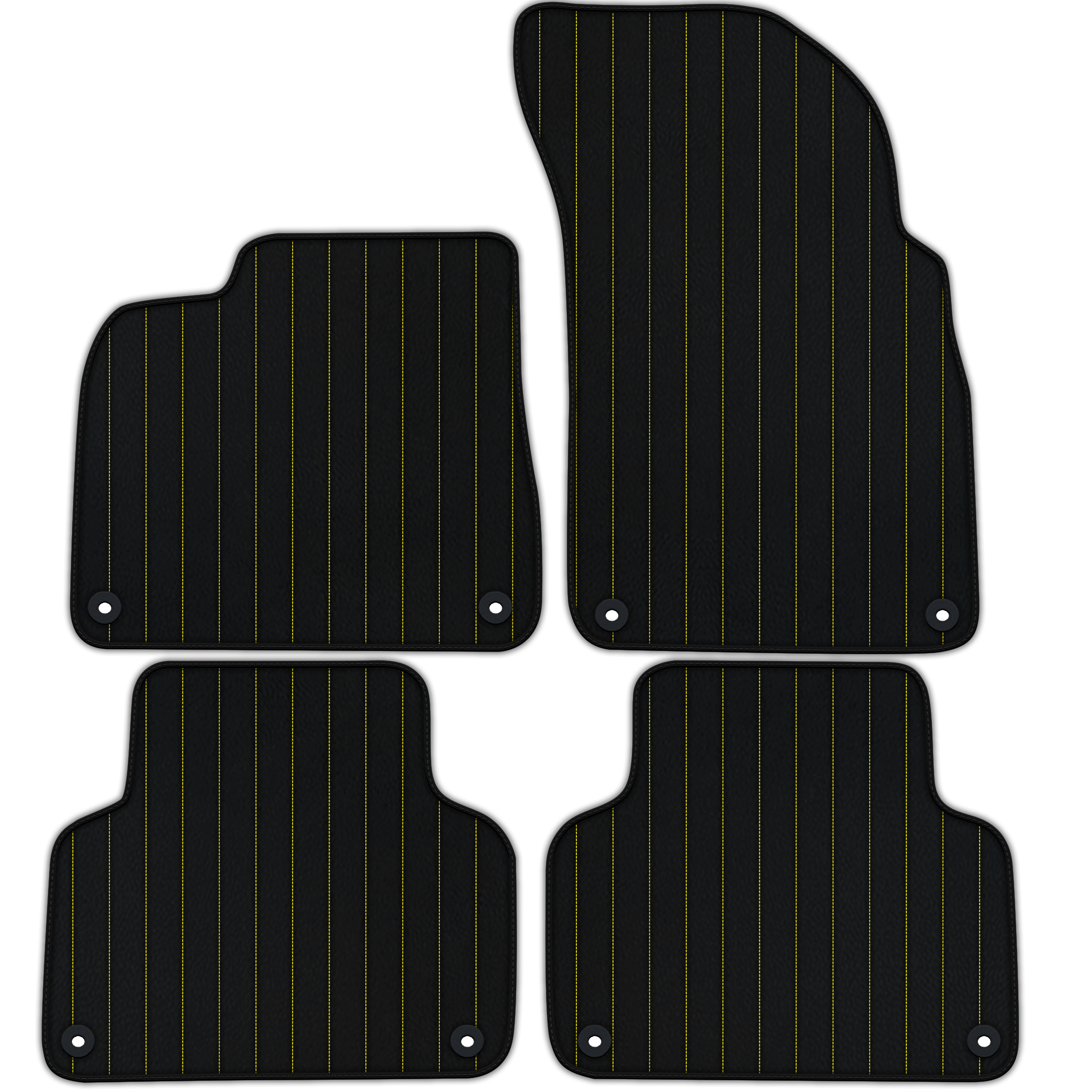 Customizable Leather Floor Mats with Line Pattern for Lamborghini Urus (2018-2026)