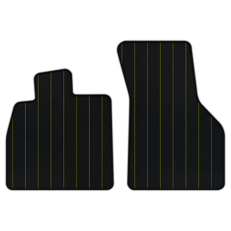 Customizable Leather Floor Mats with Line Pattern for Audi TT MK3 Coupe (2014-2019)