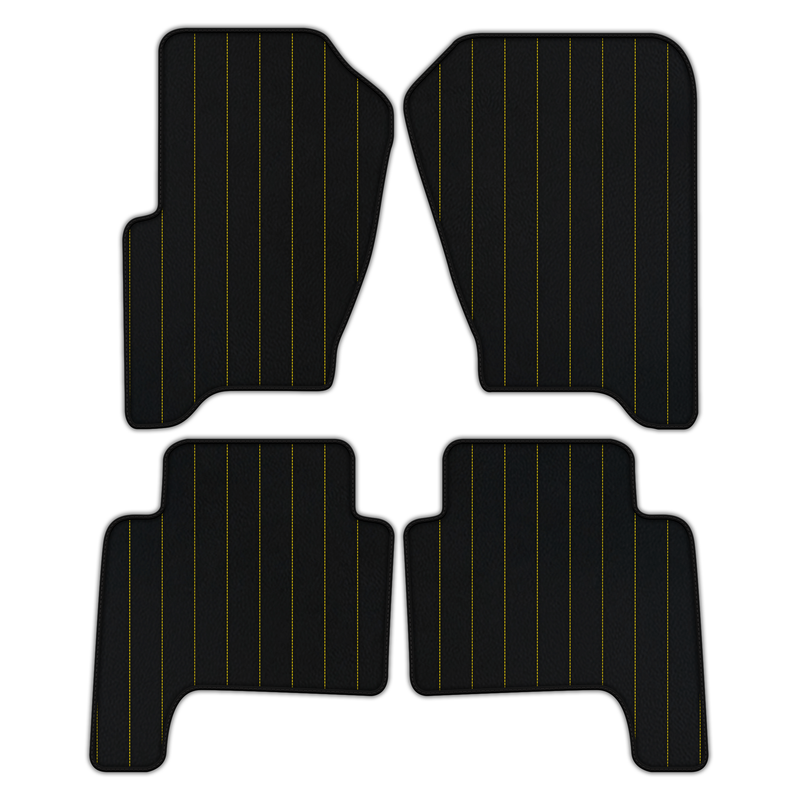Customizable Leather Floor Mats with Line Pattern for Range Rover Sport (2005-2010)