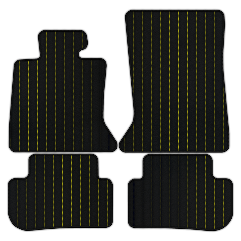Tapis de voiture en cuir personnalisables avec motif linéaire pour Rolls Royce Wraith (2013–2023)