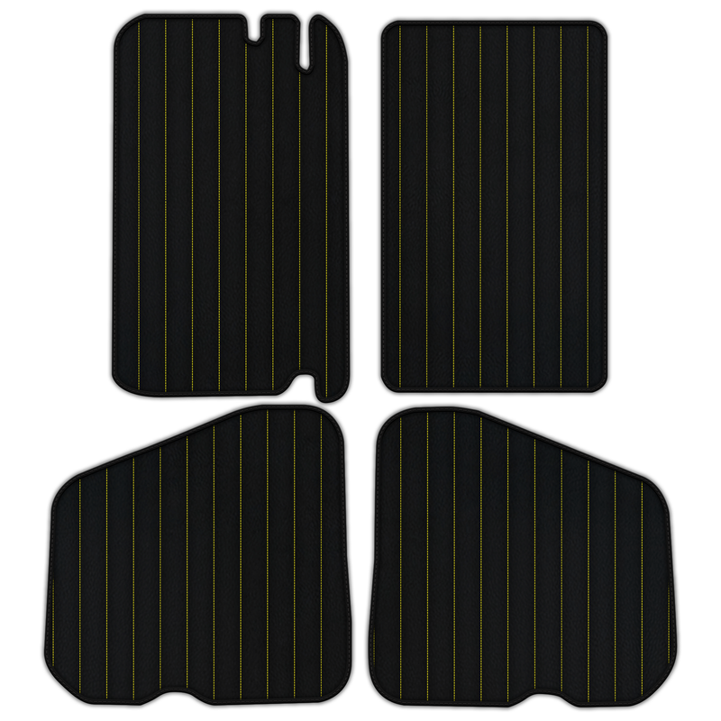 Tapis de voiture en cuir personnalisable avec motif en ligne pour Rolls Royce Shadow (1965-1977)