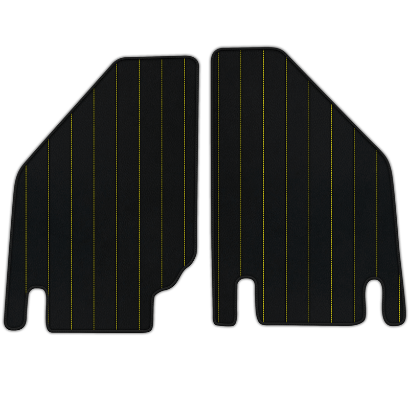 Tapis de voiture en cuir personnalisables avec motif