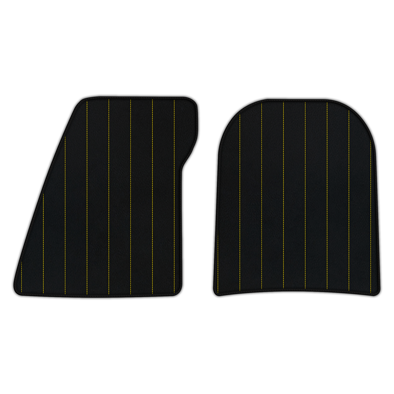 Customizable Leather Floor Mats with Line Pattern for Lotus Evija (2023-2024)