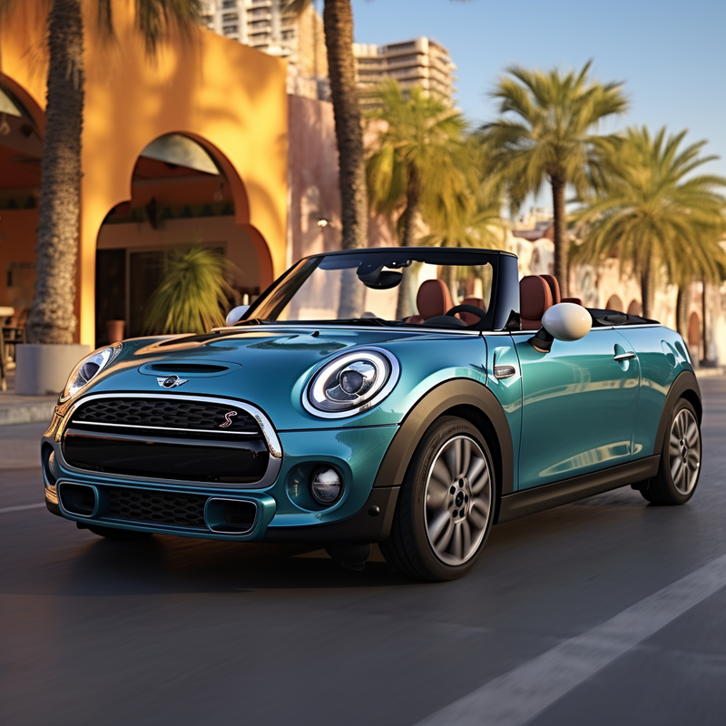 Perfetta per la tua Mini Cabrio F57 decappottabile (2016-2023): collezione di tappetini su misura di Autowin