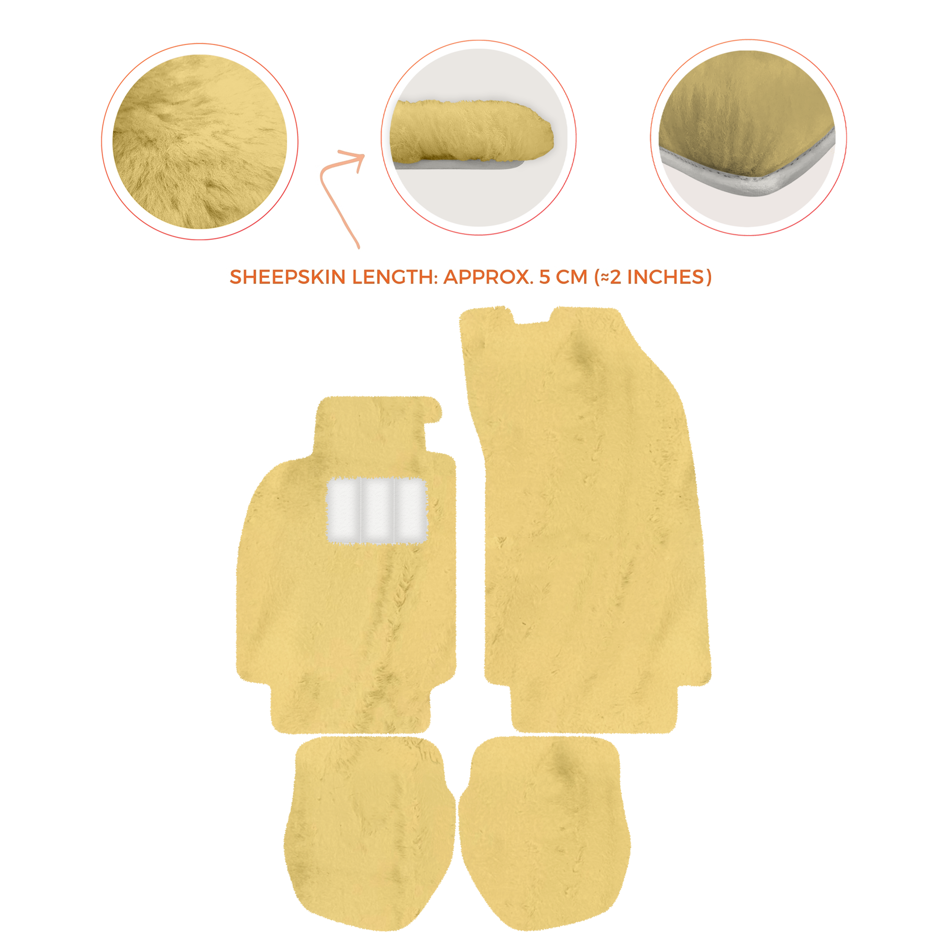 Light Blue Floor Mats for Porsche 964 (1989-1994) with Leather - AutoWin