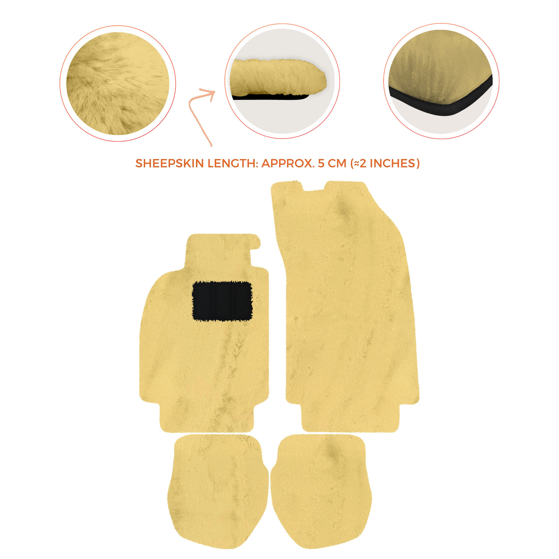 Light Blue Floor Mats for Porsche 964 (1989-1994) with Leather - AutoWin