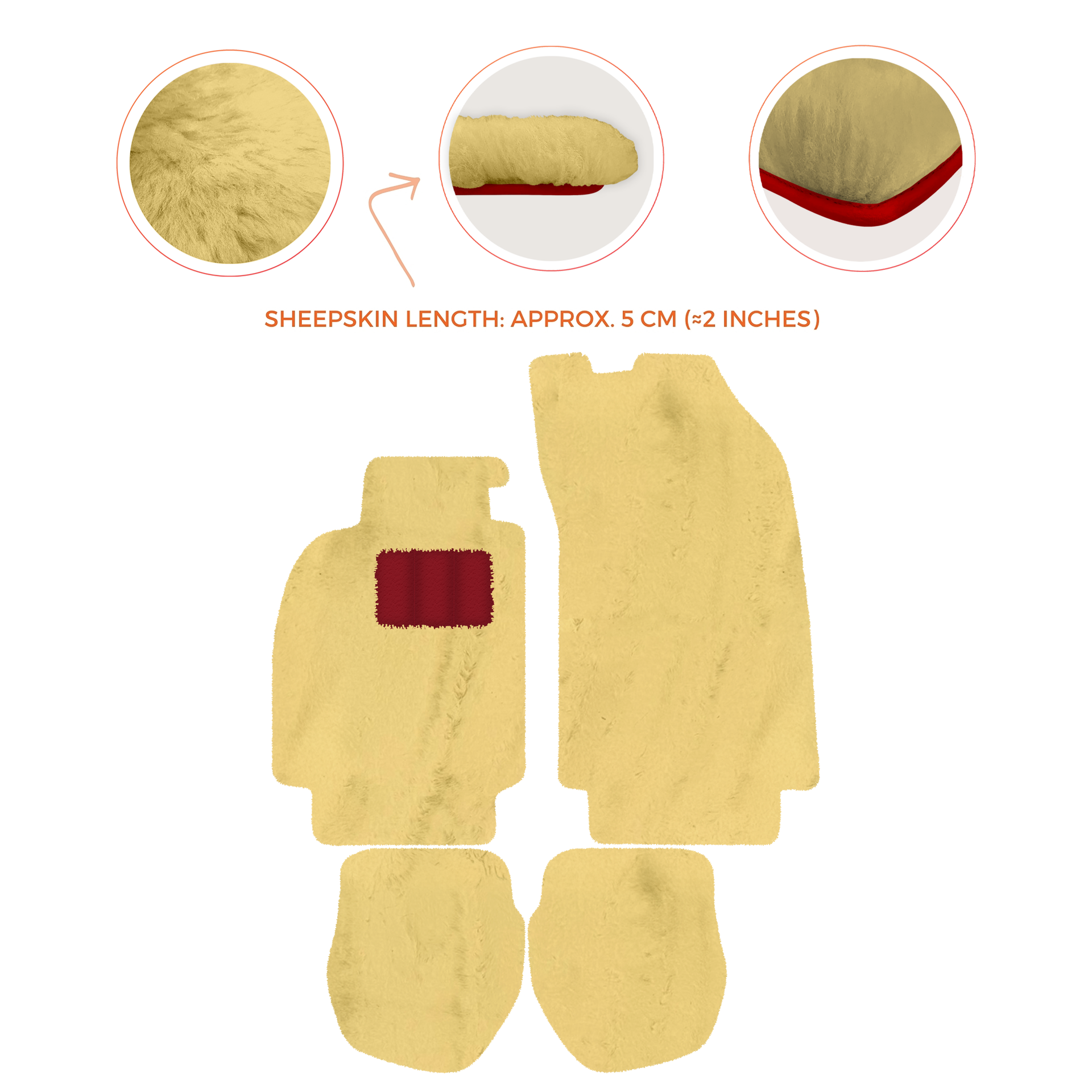 Light Blue Floor Mats for Porsche 964 (1989-1994) with Leather - AutoWin