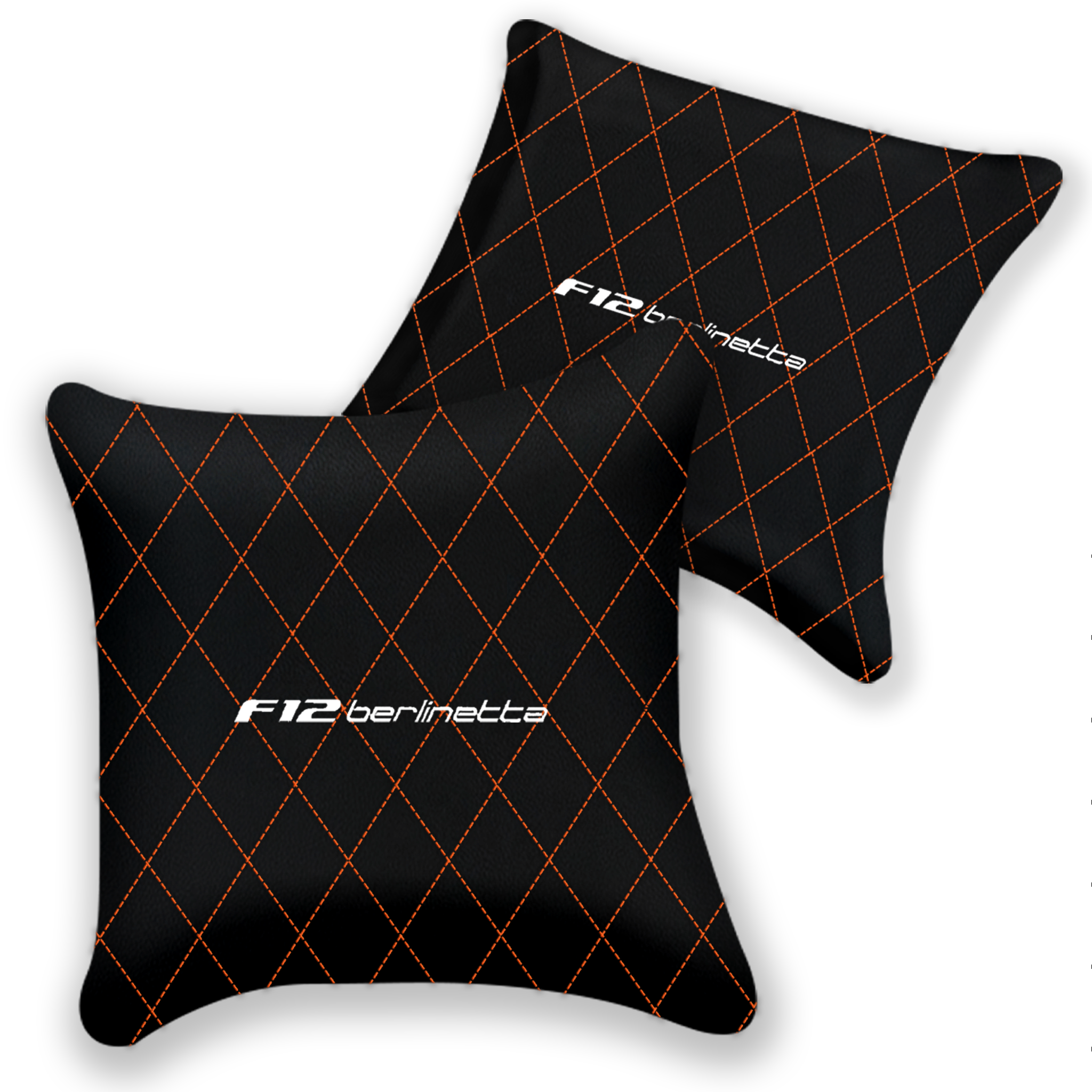 Customizable Black Leather Pillows for Ferrari California T 2015-2018