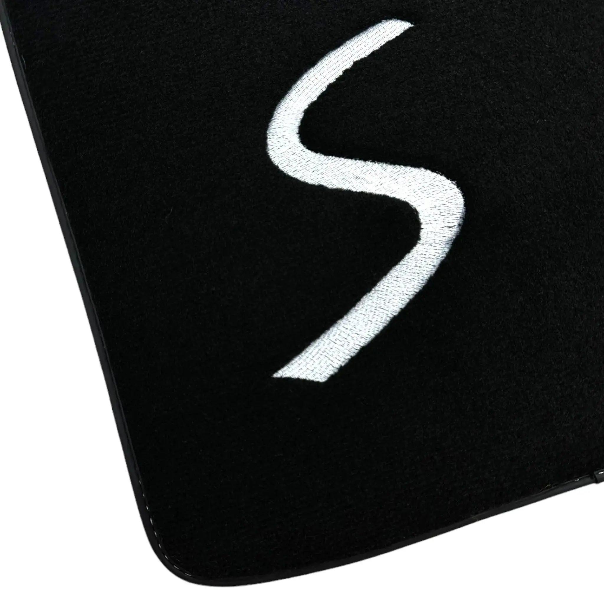 Black Floor Mats for Mini Cooper / One F55 5-Doors (2015-2023) - AutoWin