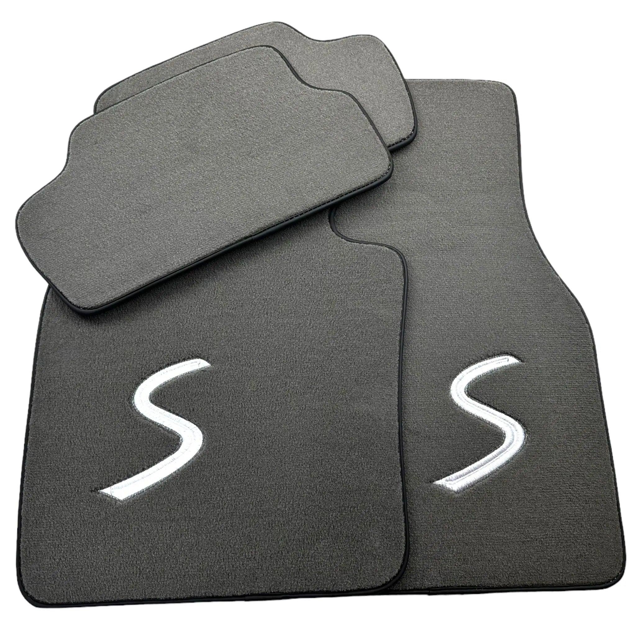 Grey Floor Mats for Mini Cooper / One F55 5-Doors (2015-2023) - AutoWin