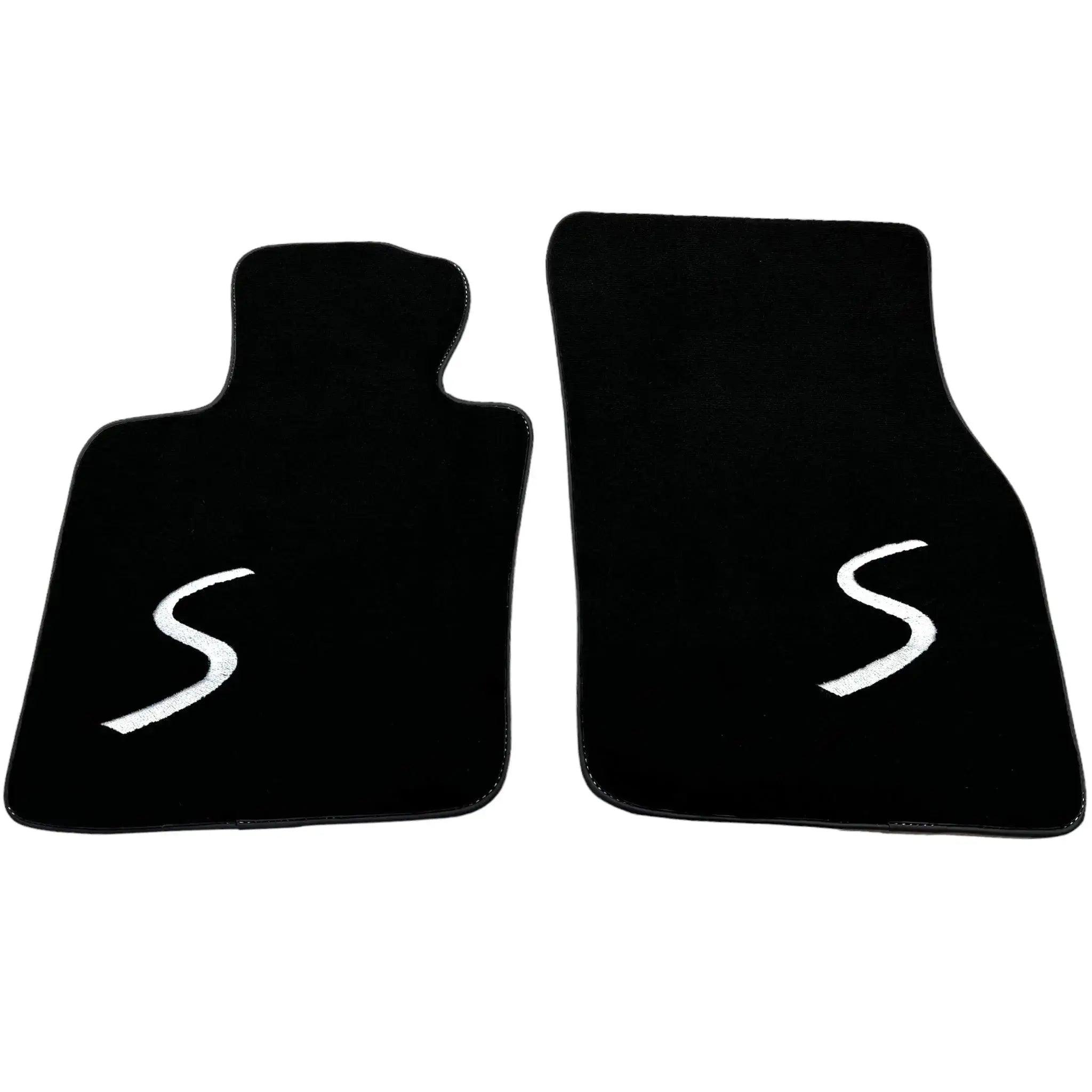 Black Floor Mats for Mini Cooper / One F56 3-Doors (2014-2023) - AutoWin