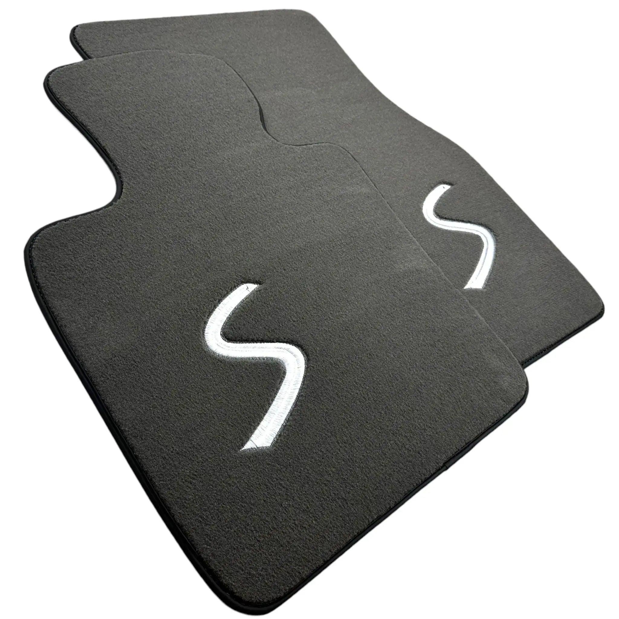 Grey Floor Mats for Mini Cooper / One F56 3-Doors (2014-2023) - AutoWin