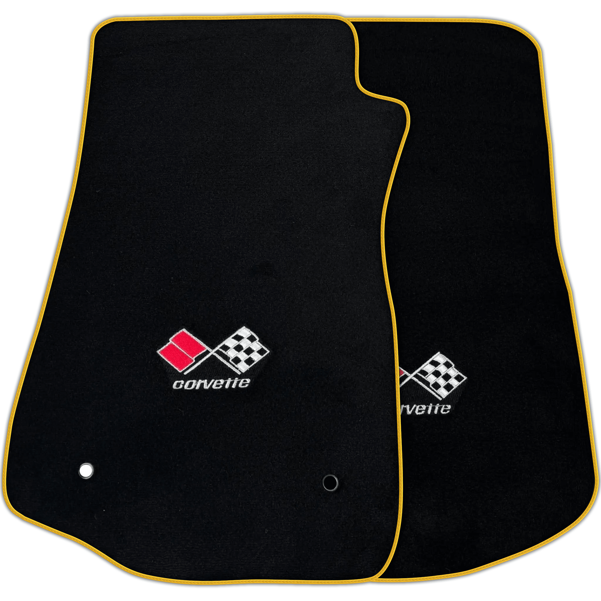 Black Floor Mats for Chevrolet Corvette C3 (1968-1982) | Various Trim Colors