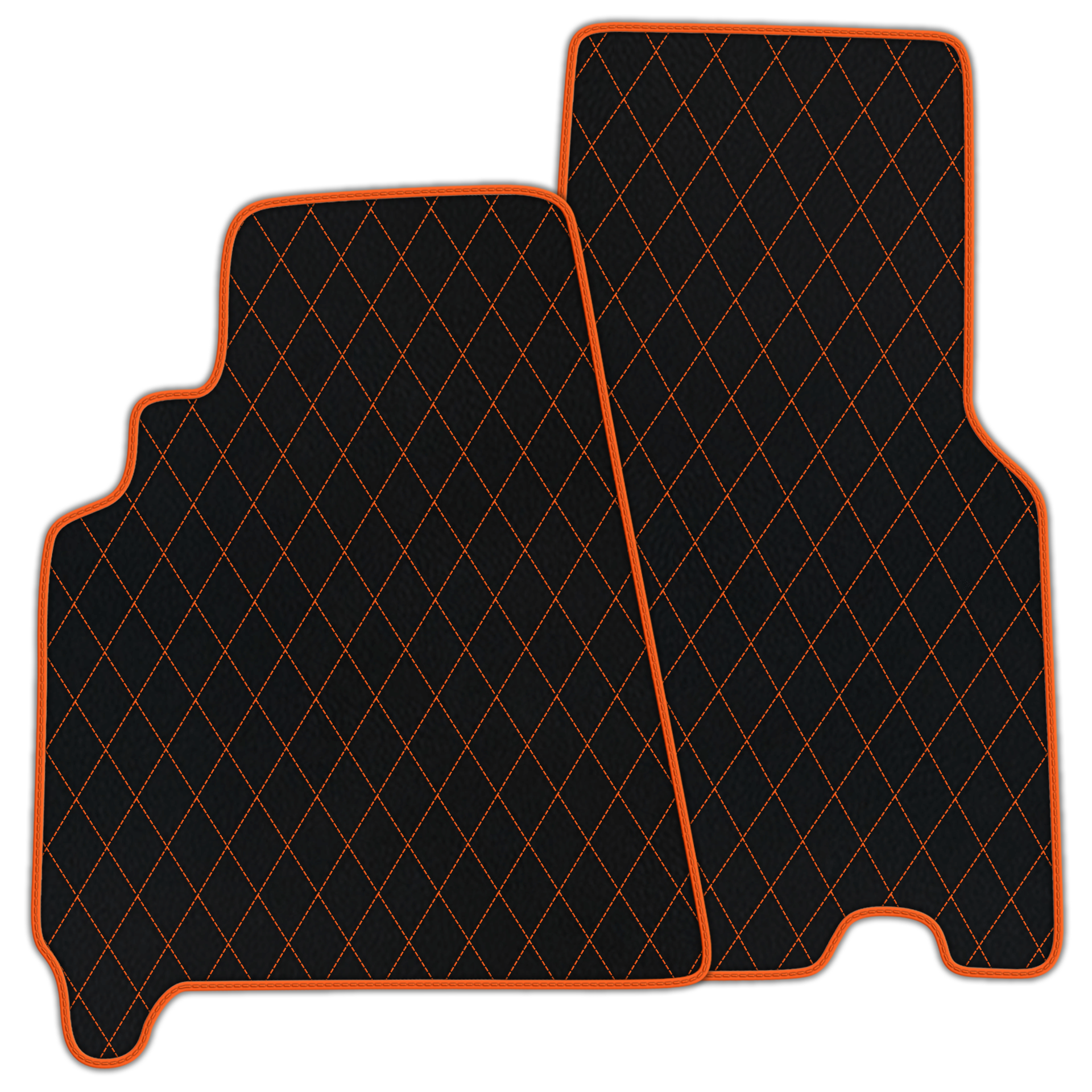 Customizable Floor Mats From Carpet With Leather for Ferrari 550 Maranello (1996-2002) - AutoWin