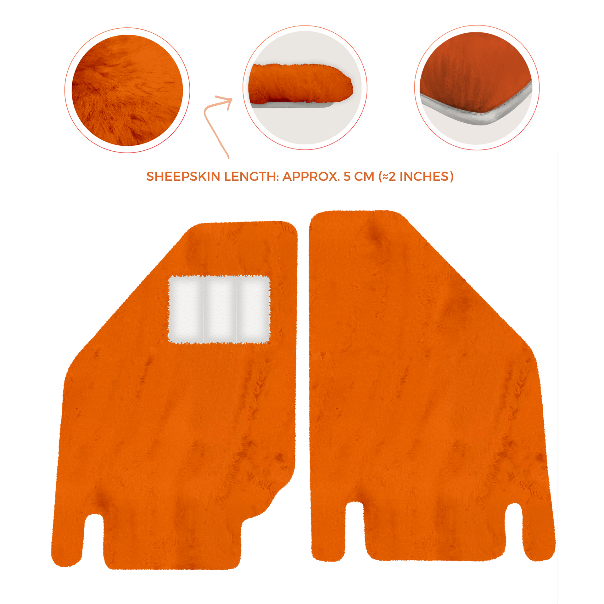 Premium Sheepskin Floor Mats for Ferrari Purosangue (2023-2024)