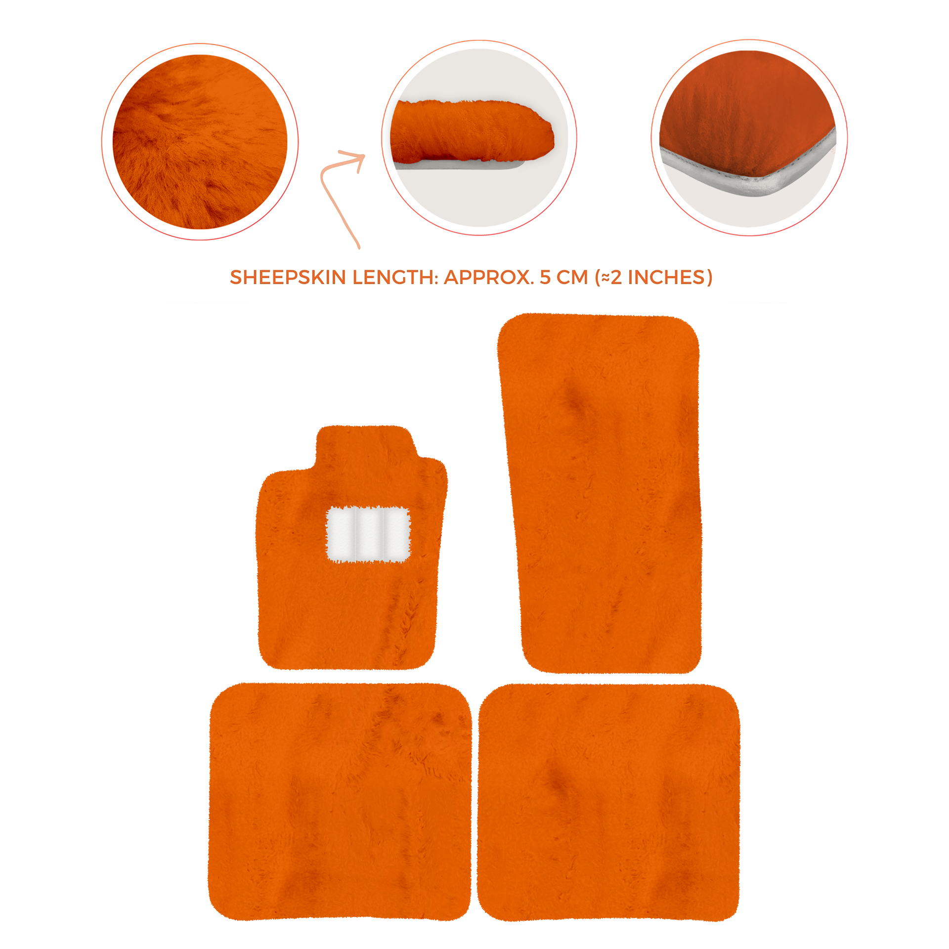 Premium Sheepskin Floor Mats for Bentley Bentayga (2015-2023)