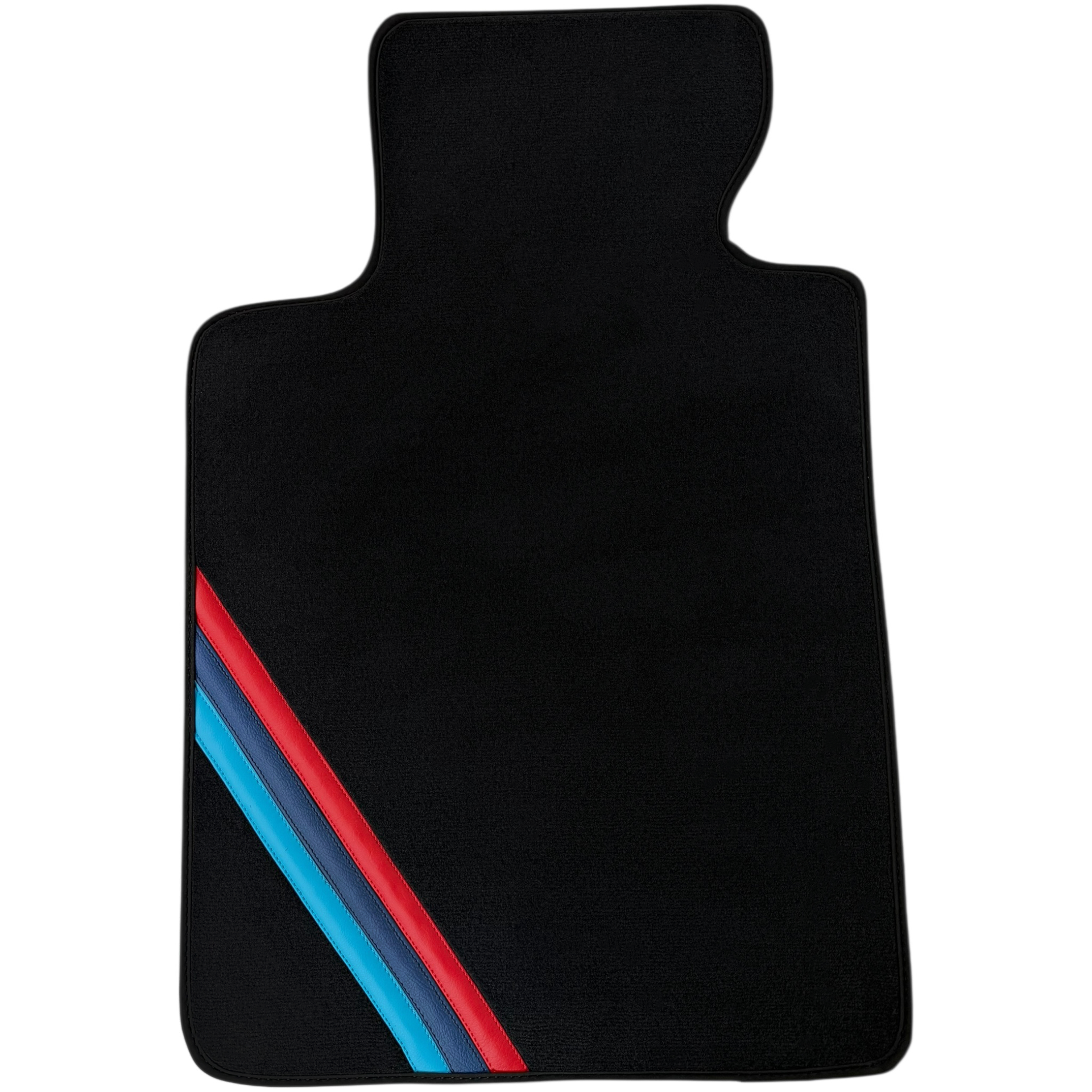 Tapis de voiture en cuir rouge personnalisé pour BMW F31 break 5 portes (2012-2019) avec motif en ligne - AutoWin
