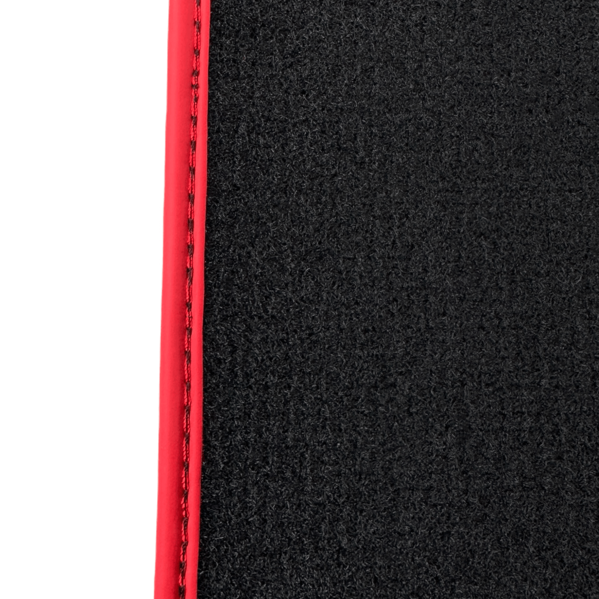 Customizable Black Floor Mats for Range Rover Sport (2013-2022) with Carbon Fiber | Red Trim