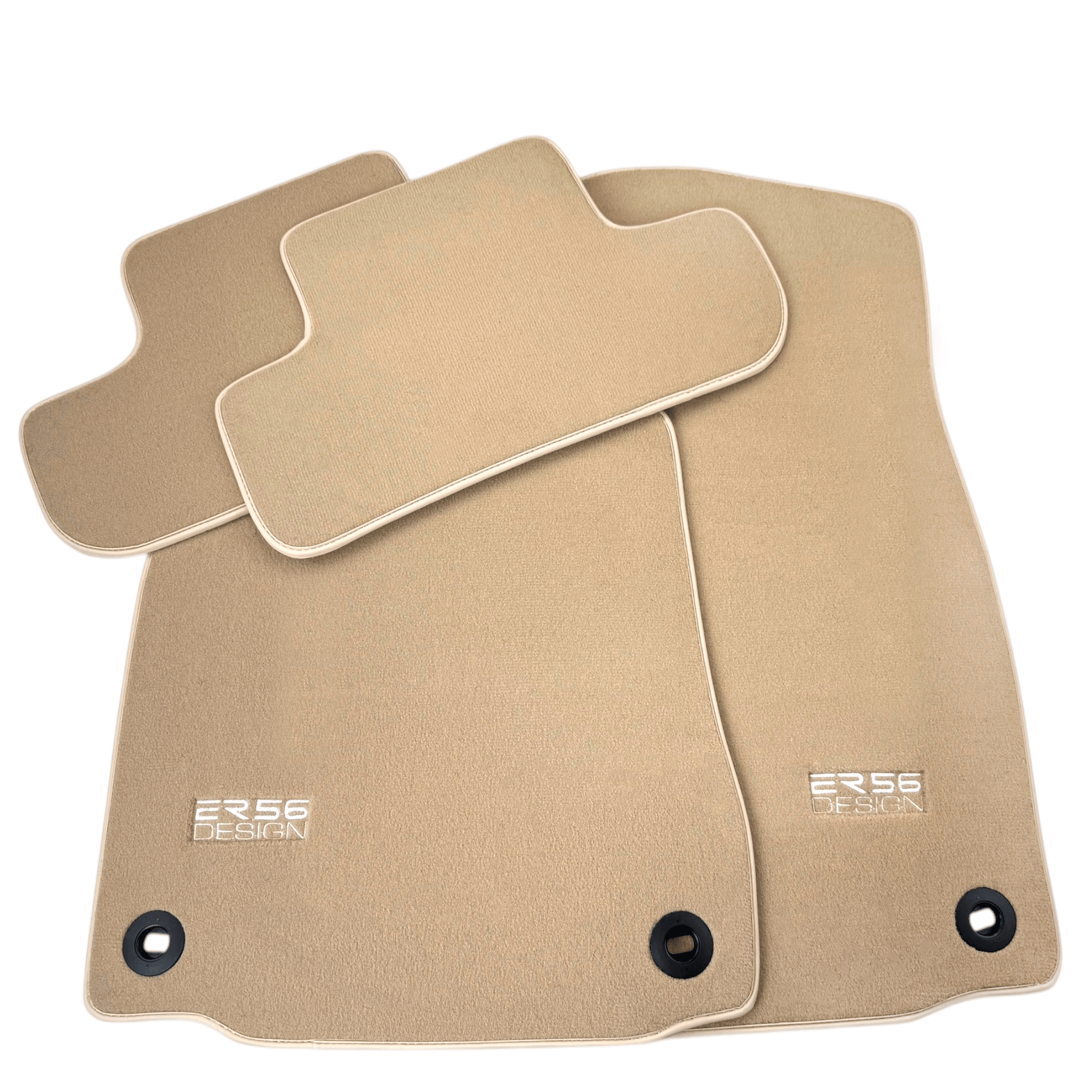 Stylish Beige Floor Mats for Lincoln MKX (2011-2015) - ER56 Design