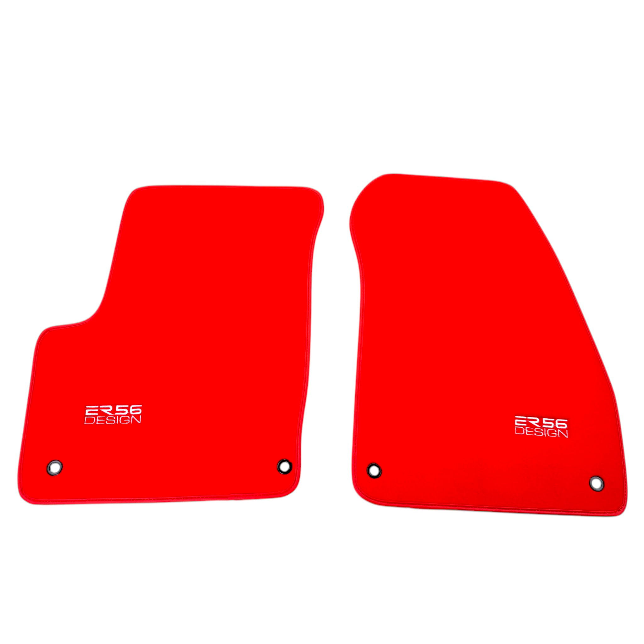 Red Floor Mats for Chevrolet TrailBlazer KC (2002-2009) by ER56 Design