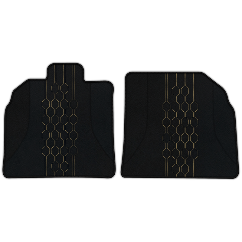 Customizable Leather Floor Mats with AW19 Pattern for Lamborghini Aventador SV (2012-2022)