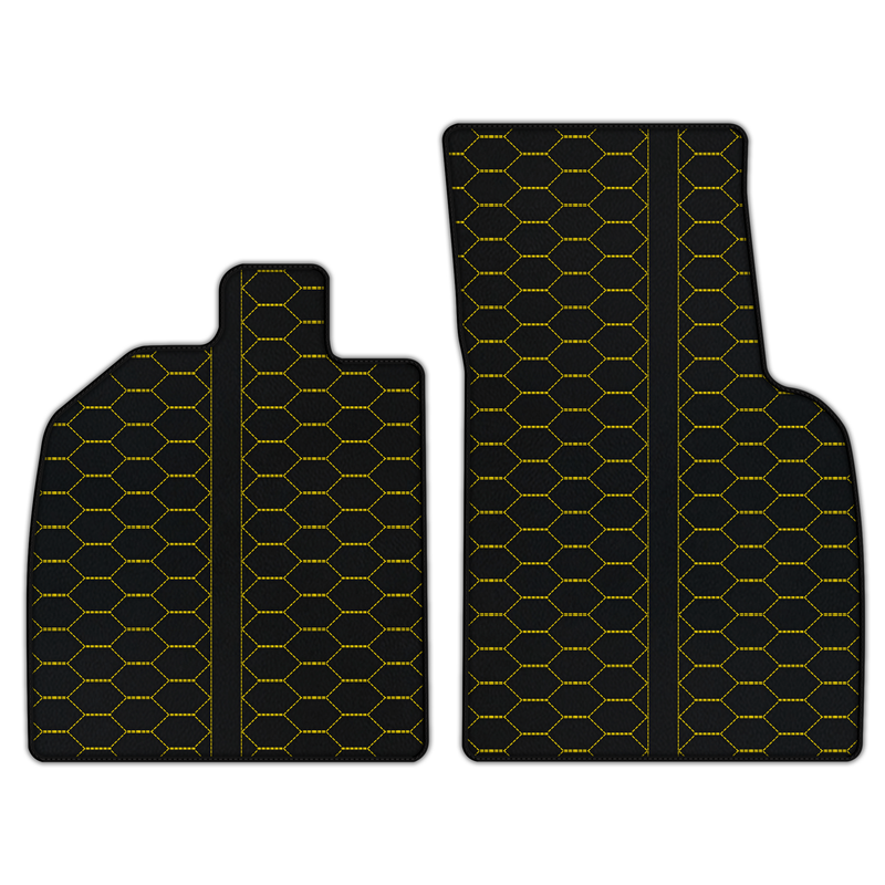 Customizable Leather Floor Mats with AW40 Pattern for Audi R8 (2015-2023)
