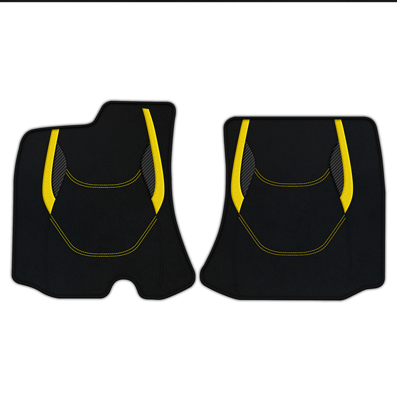 Customizable Leather Floor Mats with AW23 Pattern for Ferrari Roma (2021-2024)