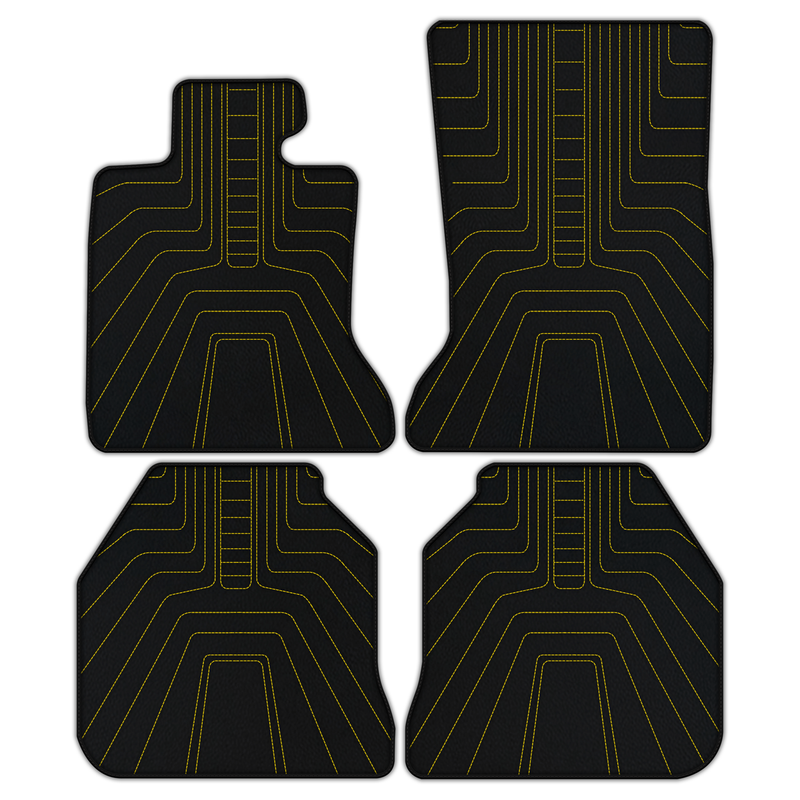 Customizable Leather Floor Mats with AW12 Pattern for Rolls Royce Ghost Series I (2010–2020)