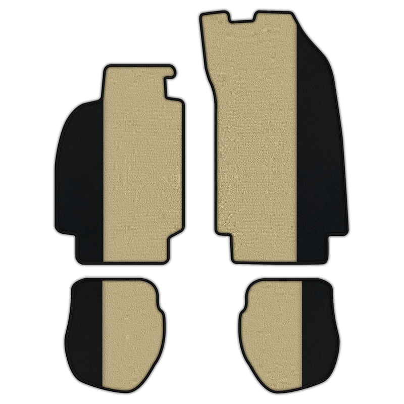 Customizable Floor Mats From Carpet With Leather for Porsche 911 - 964 (1989-1994)