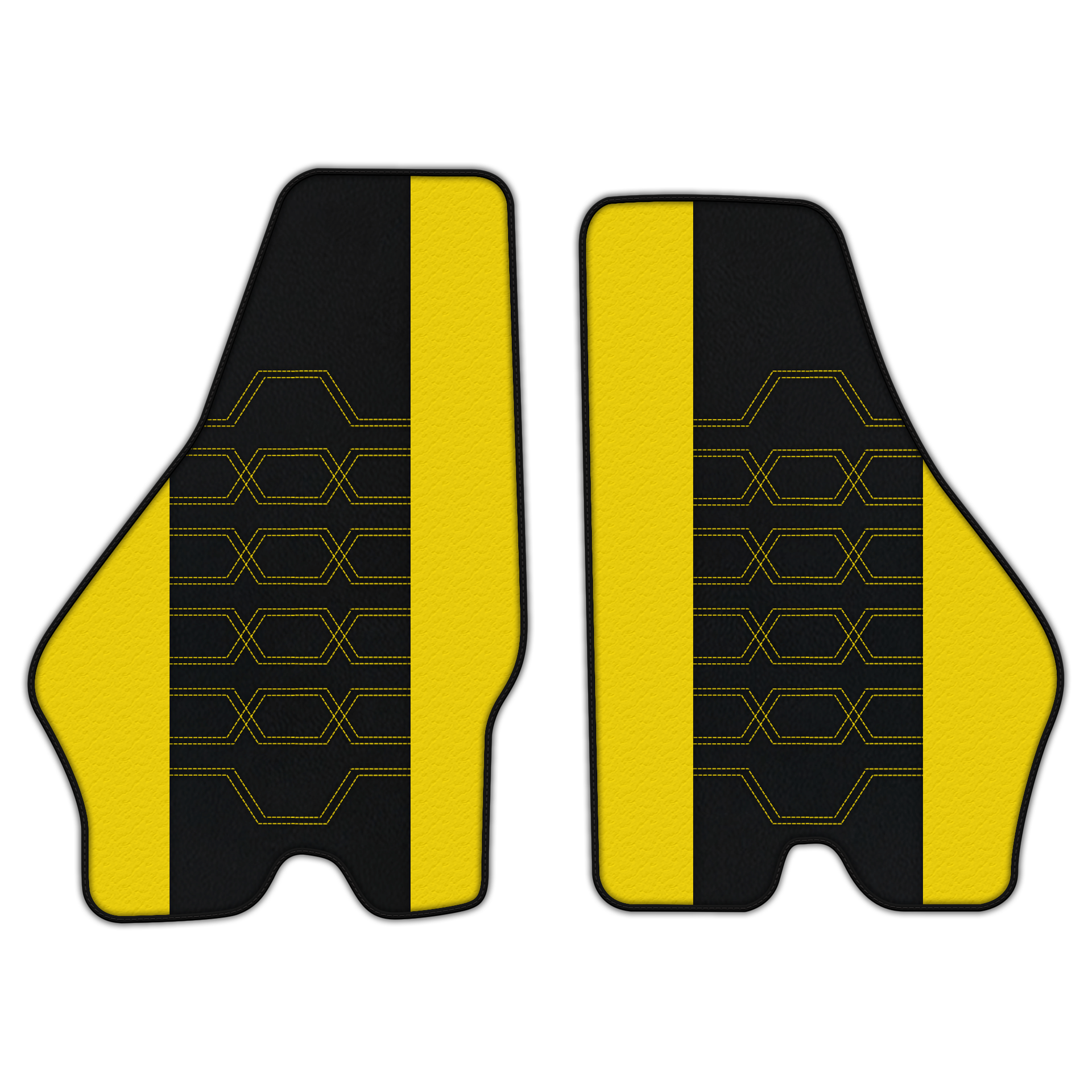 Customizable Leather Floor Mats with AH01 Pattern for Lamborghini Jalpa (1981-1988) - AutoWin