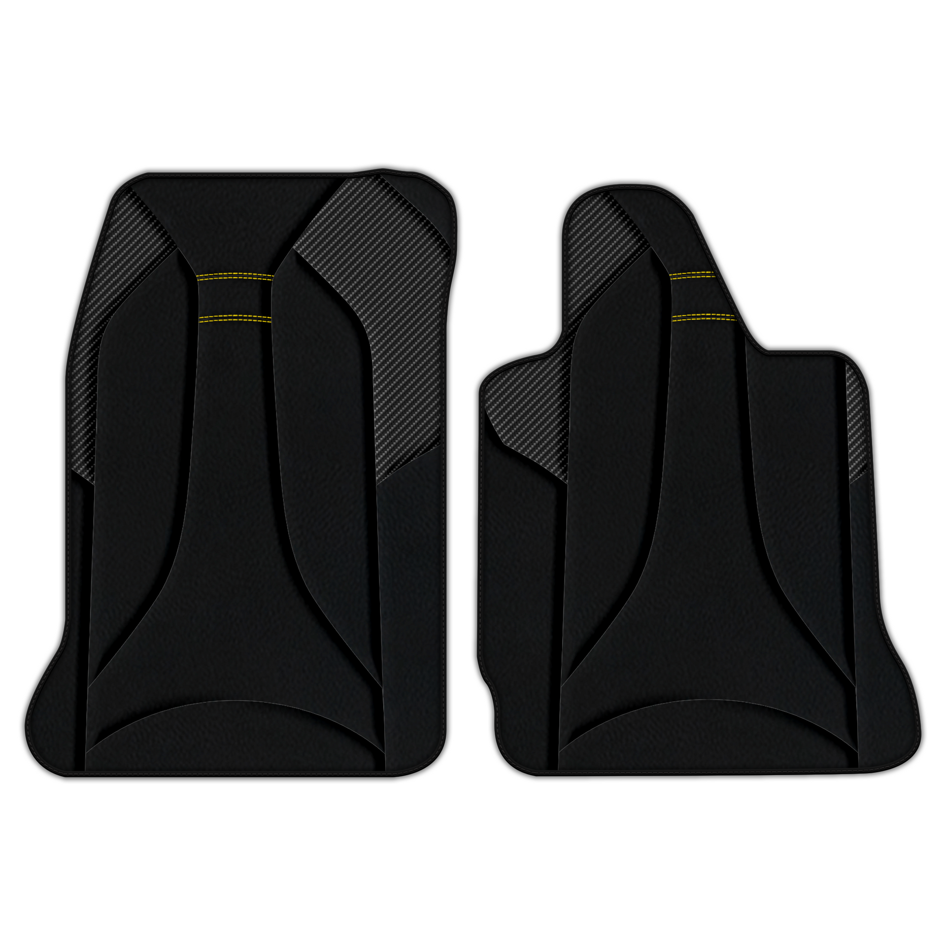 Customizable Leather Floor Mats for Chevrolet Corvette C7 (2014-2019)