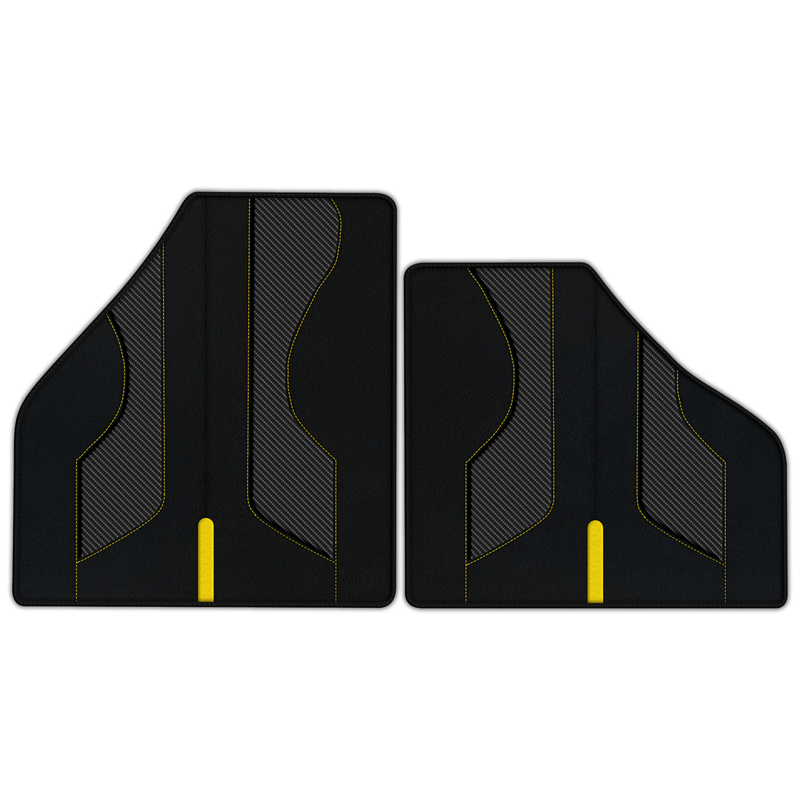 Customizable Leather Floor Mats with AW35 Pattern for Ferrari F50 (1995-1997)