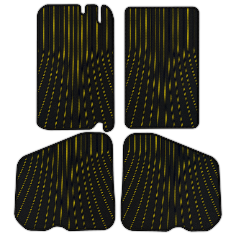 Customizable Leather Floor Mats with AW07 Pattern for Rolls Royce Shadow (1965-1977)