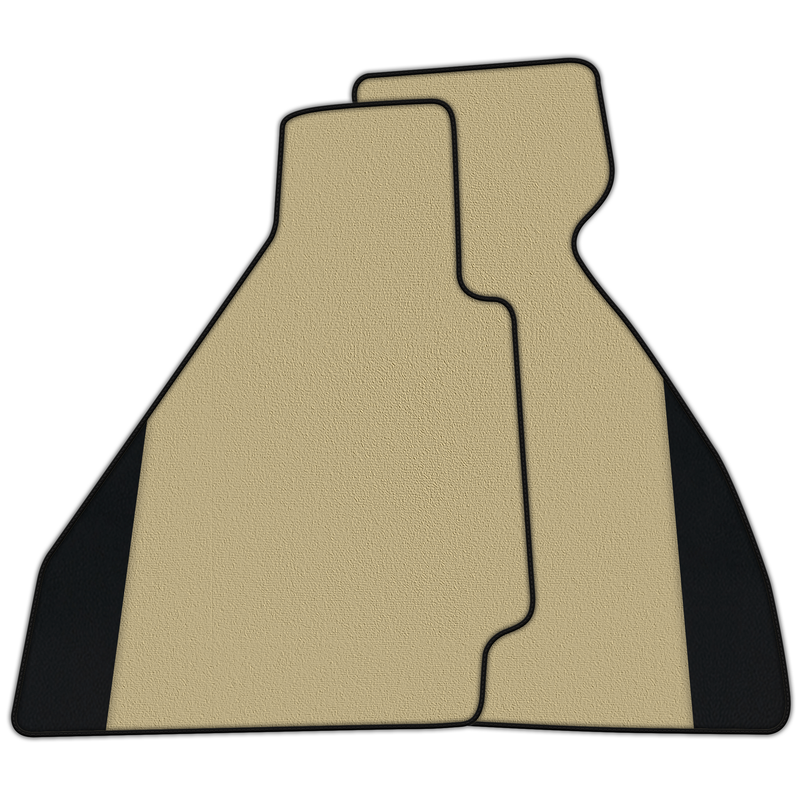 Anpassbare Fußmatten aus Teppich mit Leder für Ferrari 328 GTB (1985-1989)