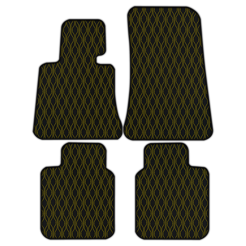 Customizable Leather Floor Mats with AW10 Pattern for Rolls Royce Phantom Drophead Coupe (2007-2016)