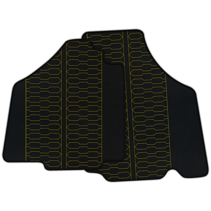 Customizable Leather Floor Mats with ER56 Pattern for Lamborghini Murcielago (2001-2010)