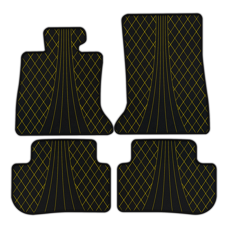Customizable Leather Floor Mats with AW14 Pattern for Rolls Royce Wraith (2013–2023)