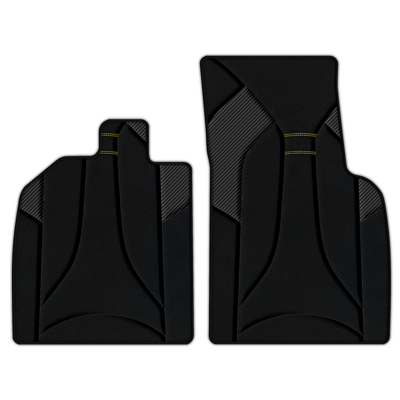 Customizable Leather Floor Mats with AW48 Pattern for Audi R8 (2015-2023)