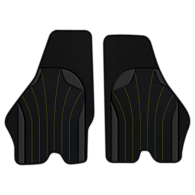 Customizable Leather Floor Mats with AW38 Pattern for Lamborghini Jalpa (1981-1988)