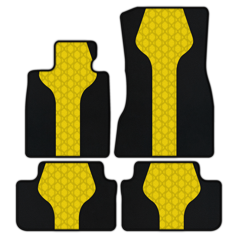 Customizable Leather Floor Mats with AW19 Pattern for BMW M8 F92 2-door Coupe (2019-2024)