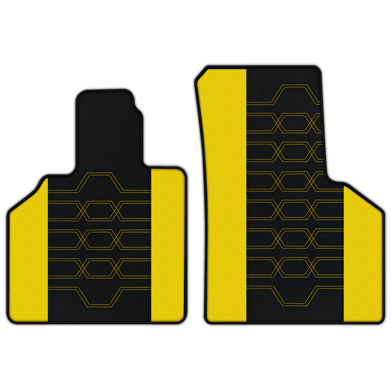 Customizable Leather Floor Mats with AH01 Pattern for Lamborghini Gallardo (2004-2014)