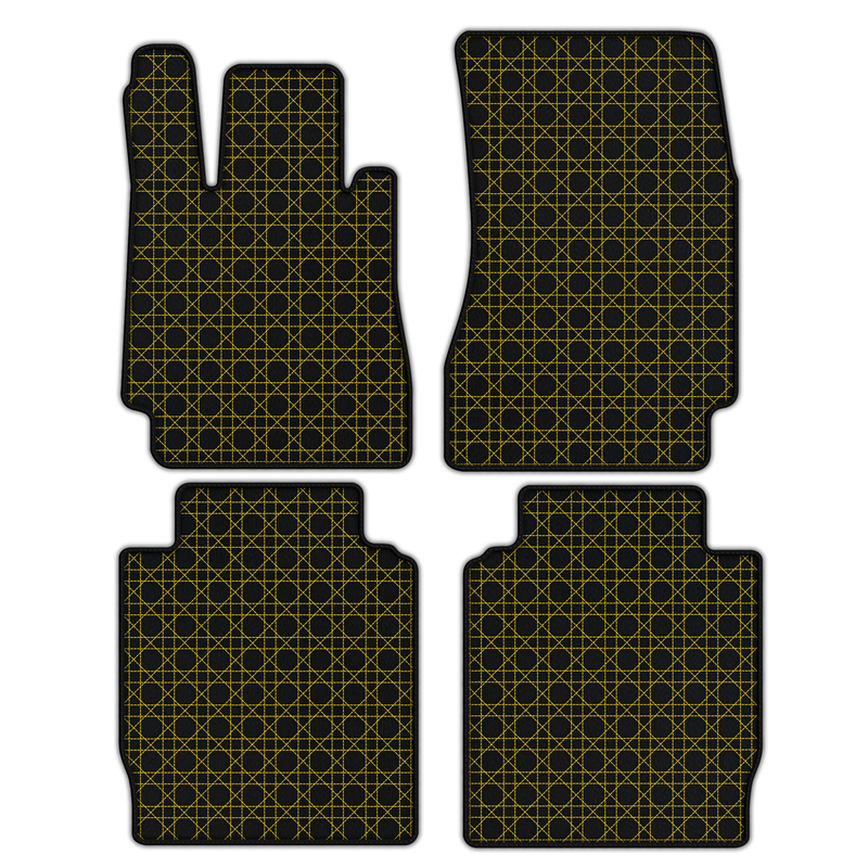Customizable Leather Floor Mats with AW05 Pattern for Mercedes Benz Maybach 57S (2003-2013)