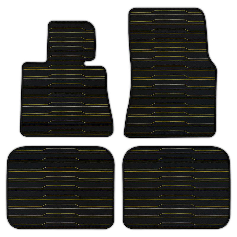 Customizable Leather Floor Mats with AW06 Pattern for Rolls Royce Phantom Sedan (2003-2016)