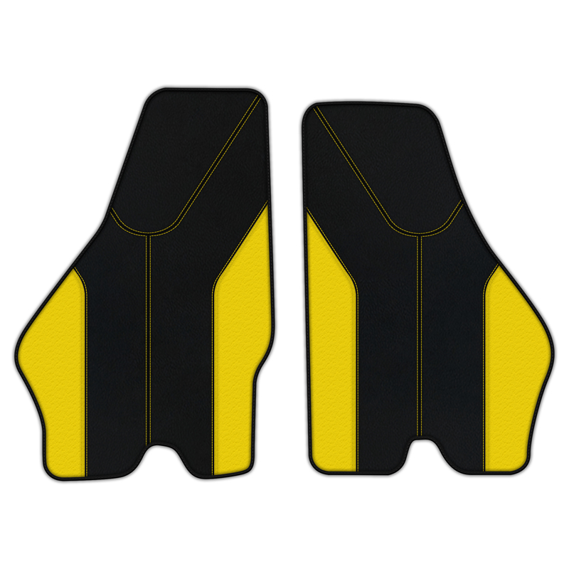 Customizable Leather Floor Mats with AW27 Pattern for Lamborghini Jalpa (1981-1988)