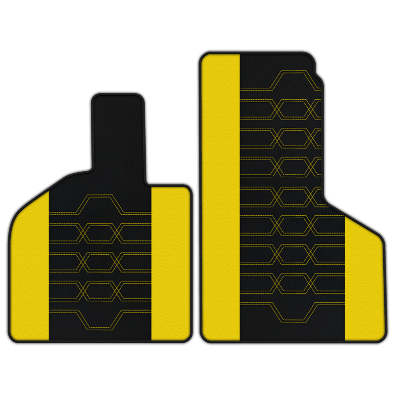 Customizable Leather Floor Mats with AH01 Pattern for Lamborghini Huracan EVO (2019-2024)