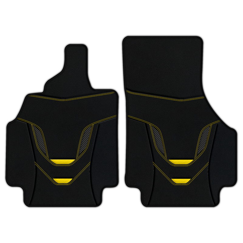 Customizable Leather Floor Mats with AW46 Pattern for Audi R8 (2007-2015)