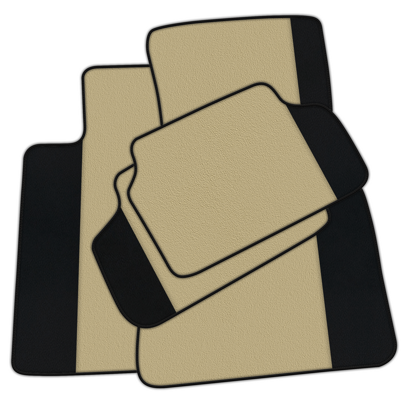 Anpassbare Fußmatten aus Teppich mit Leder für BMW F16 SUV (2015-2019)