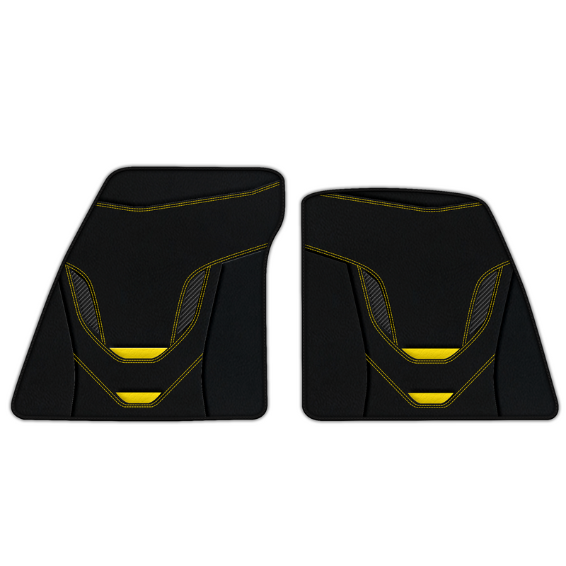 Customizable Leather Floor Mats with AW46 Pattern for Ferrari SF90 Stradale (2019-2024)