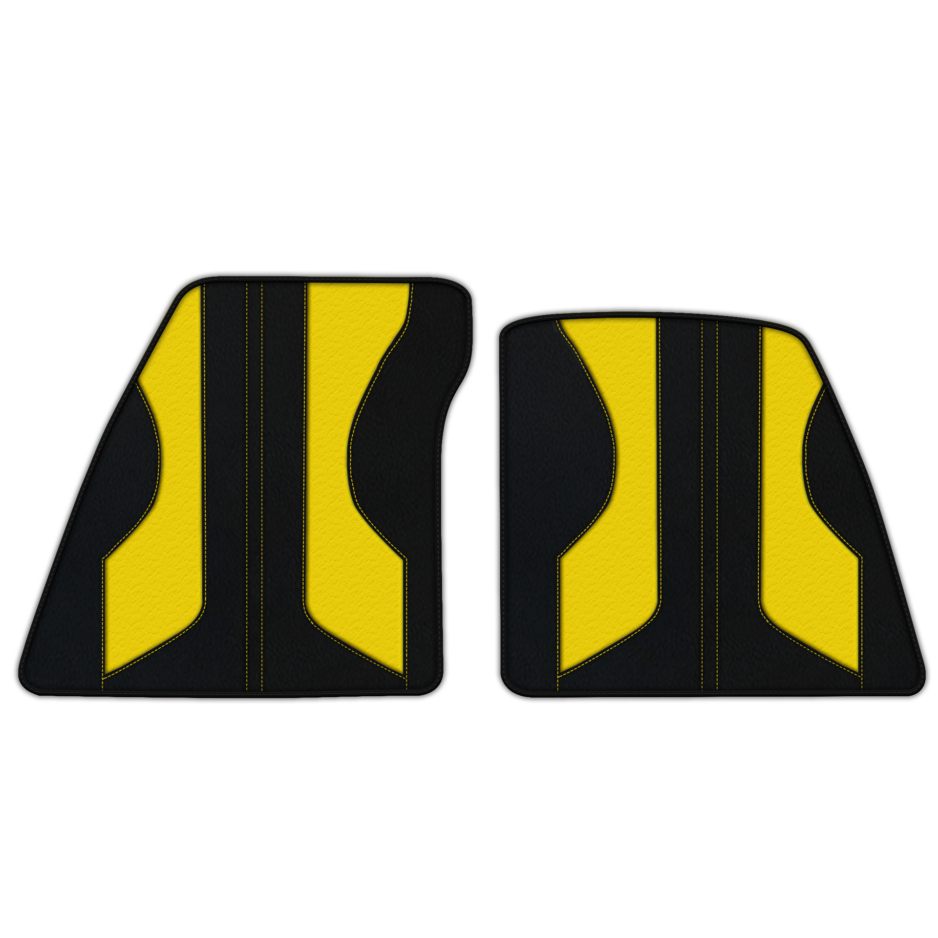 Customizable Floor Mats From Carpet With Leather for Ferrari 296 GTS (2022-2025) - AutoWin